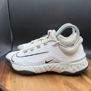 Nike Alpha Huarache Elite 4 Turf Women's Size 6 Softball Shoes FD2746-102 White